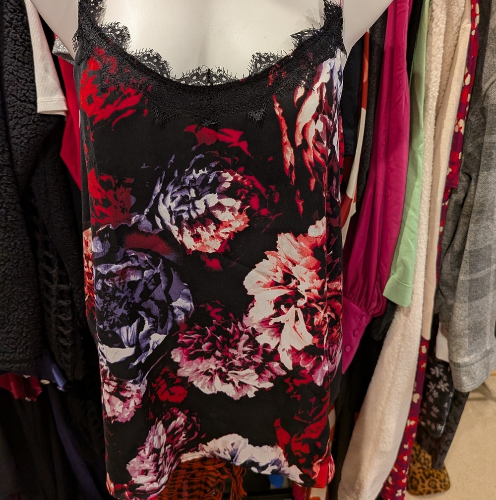 Apt. 9 Floral Cardigan - L